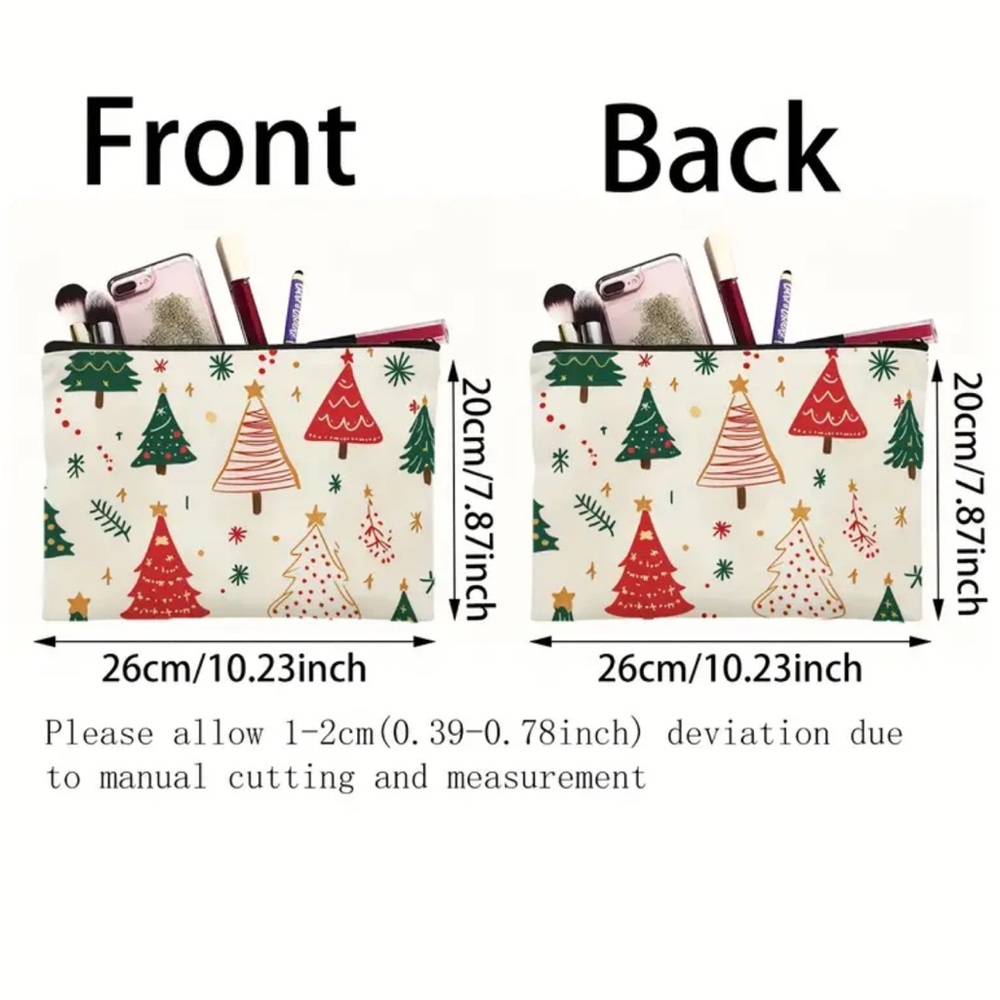 Christmas Tree Cosmetics Bag - Picture 3 of 3